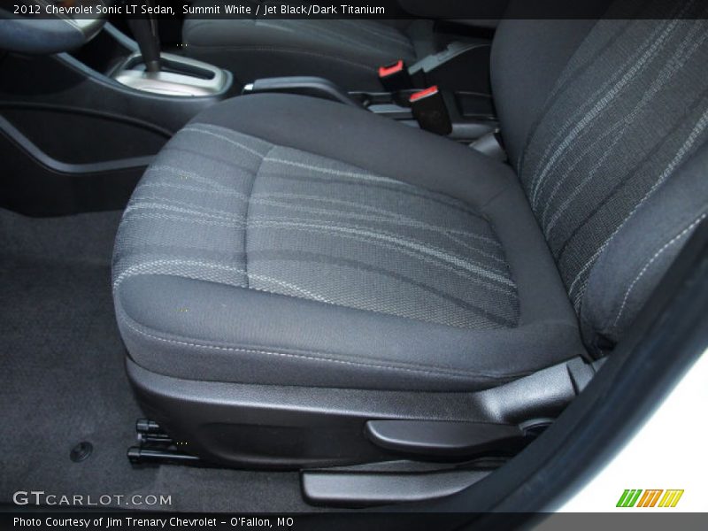 Summit White / Jet Black/Dark Titanium 2012 Chevrolet Sonic LT Sedan