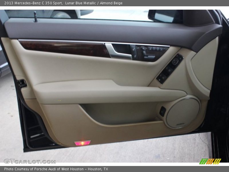 Lunar Blue Metallic / Almond Beige 2013 Mercedes-Benz C 350 Sport