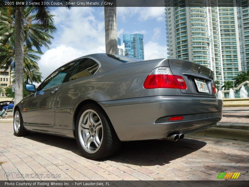 Silver Grey Metallic / Grey 2005 BMW 3 Series 330i Coupe