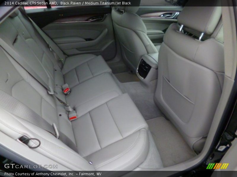 Rear Seat of 2014 CTS Sedan AWD