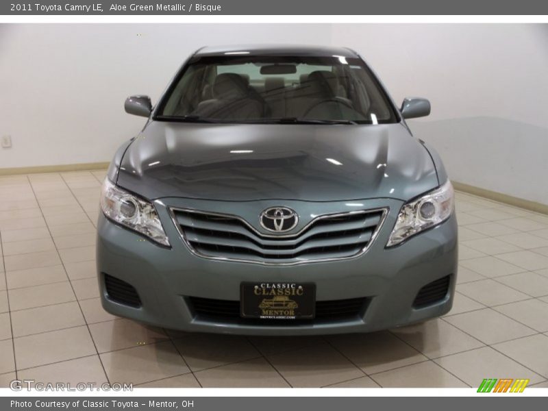 Aloe Green Metallic / Bisque 2011 Toyota Camry LE