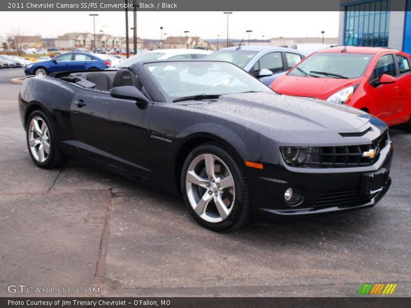 Black / Black 2011 Chevrolet Camaro SS/RS Convertible