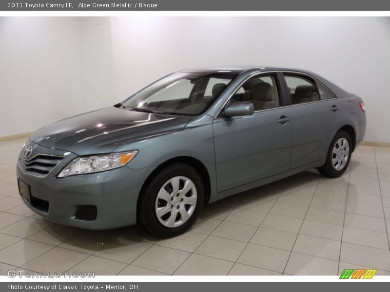 Aloe Green Metallic / Bisque 2011 Toyota Camry LE
