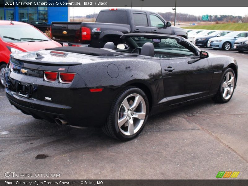 Black / Black 2011 Chevrolet Camaro SS/RS Convertible