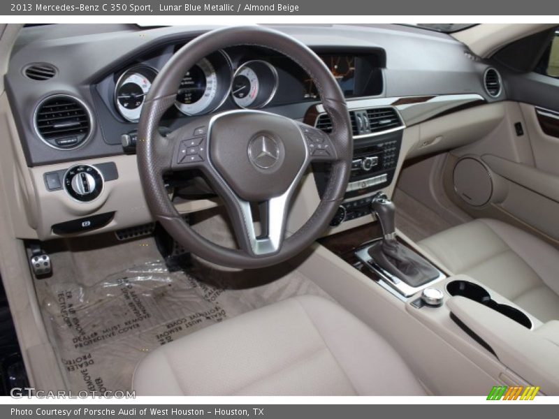Lunar Blue Metallic / Almond Beige 2013 Mercedes-Benz C 350 Sport