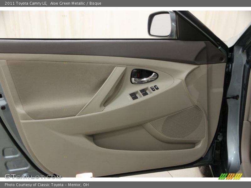 Aloe Green Metallic / Bisque 2011 Toyota Camry LE