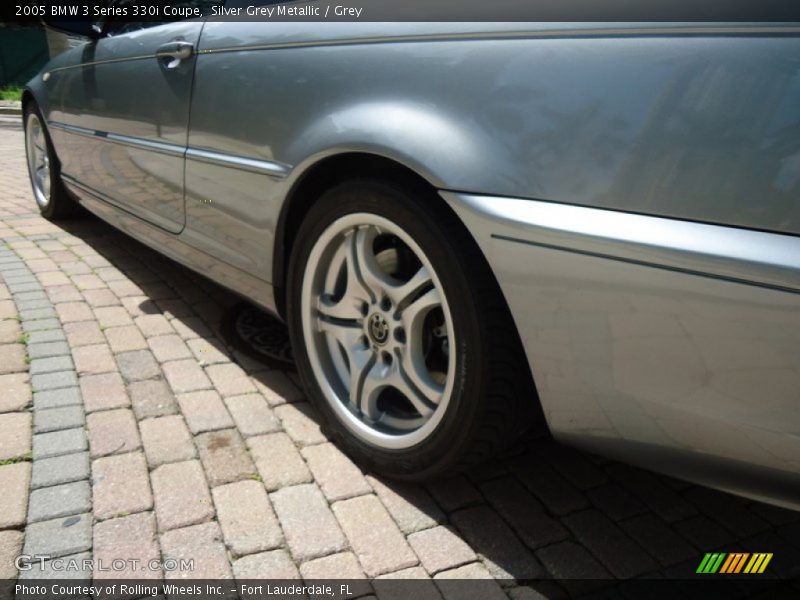 Silver Grey Metallic / Grey 2005 BMW 3 Series 330i Coupe