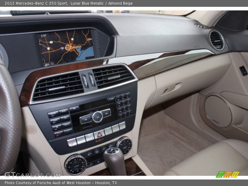 Lunar Blue Metallic / Almond Beige 2013 Mercedes-Benz C 350 Sport