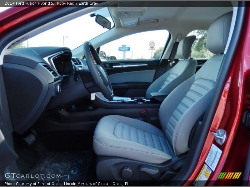 Front Seat of 2014 Fusion Hybrid S