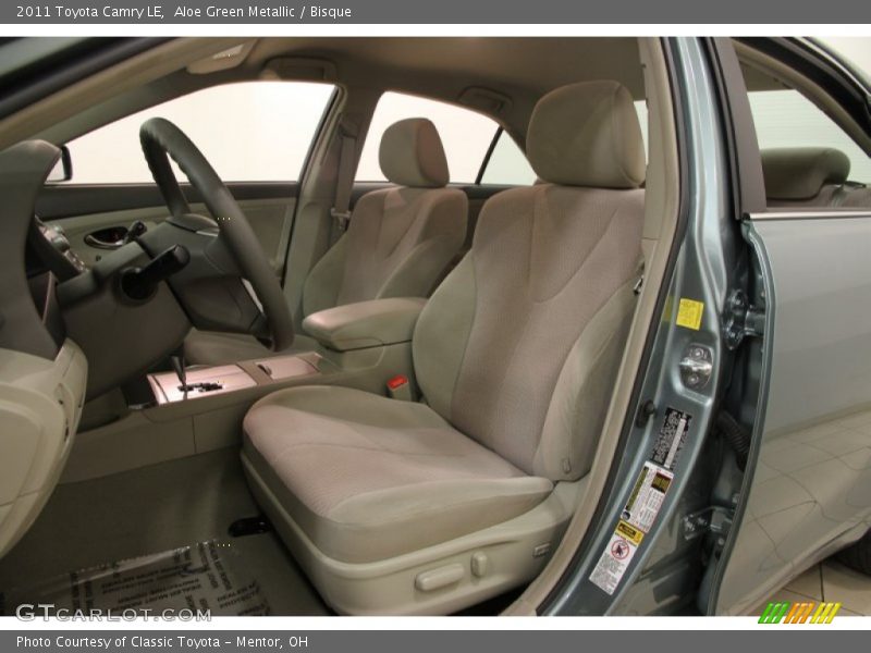 Aloe Green Metallic / Bisque 2011 Toyota Camry LE