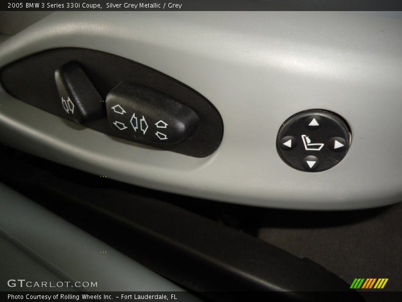 Silver Grey Metallic / Grey 2005 BMW 3 Series 330i Coupe