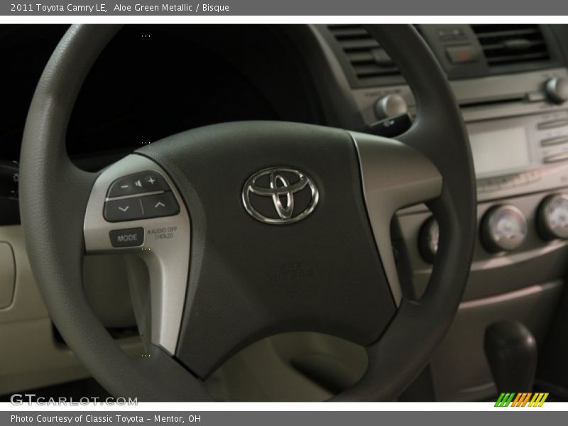 Aloe Green Metallic / Bisque 2011 Toyota Camry LE