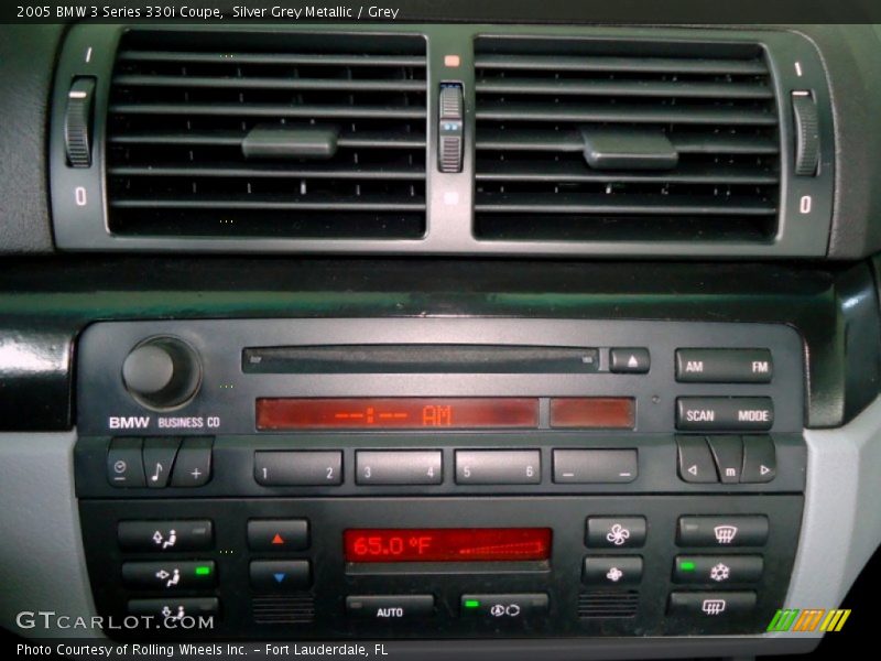 Silver Grey Metallic / Grey 2005 BMW 3 Series 330i Coupe