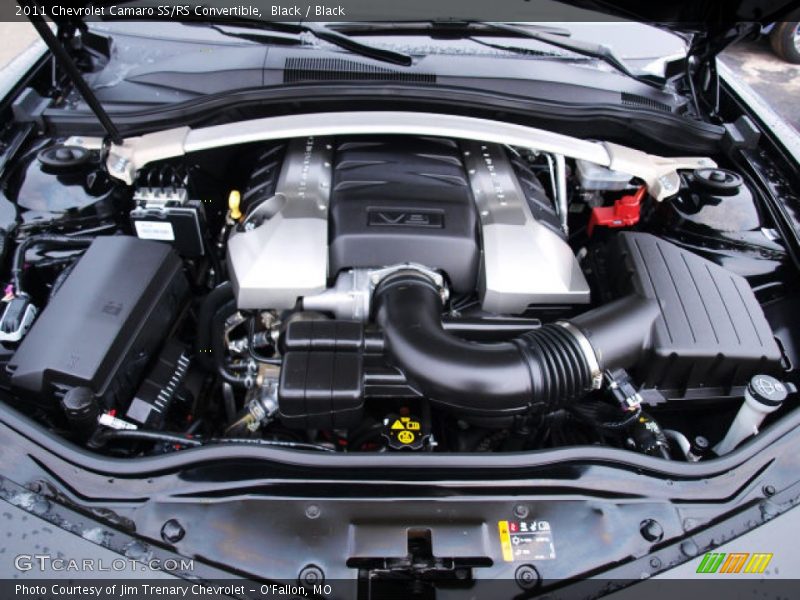 Black / Black 2011 Chevrolet Camaro SS/RS Convertible