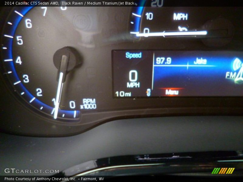 Black Raven / Medium Titanium/Jet Black 2014 Cadillac CTS Sedan AWD