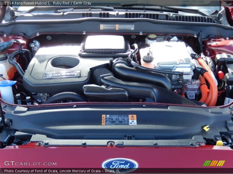  2014 Fusion Hybrid S Engine - 2.0 Liter Atkinson-Cycle DOHC 16-Valve 4 Cylinder Gasoline/Electric Hybrid