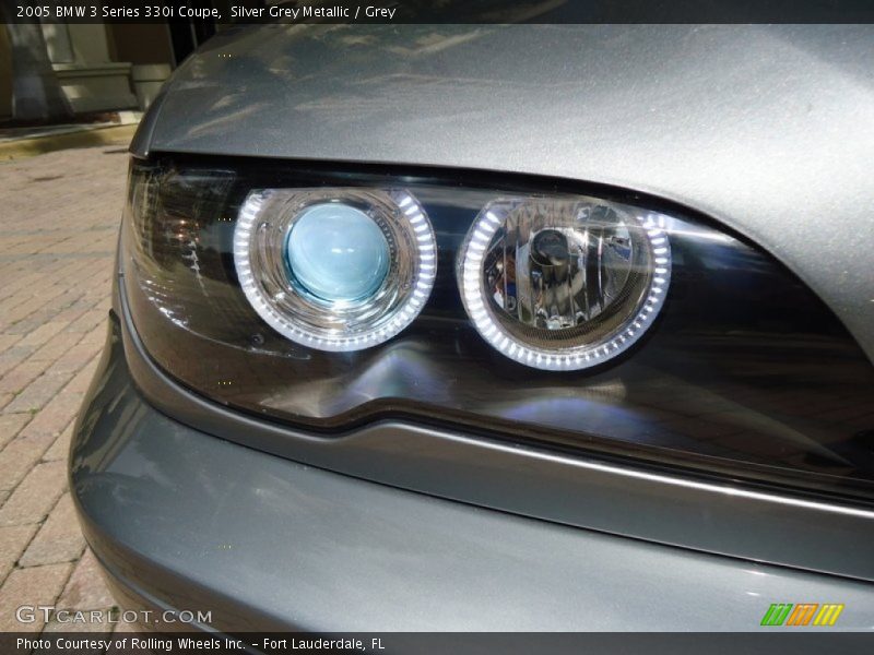 Silver Grey Metallic / Grey 2005 BMW 3 Series 330i Coupe