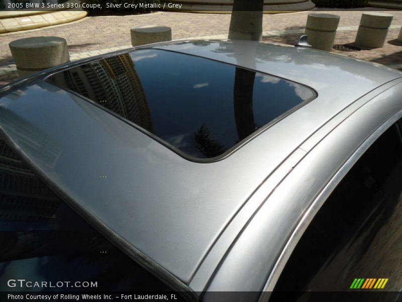 Silver Grey Metallic / Grey 2005 BMW 3 Series 330i Coupe