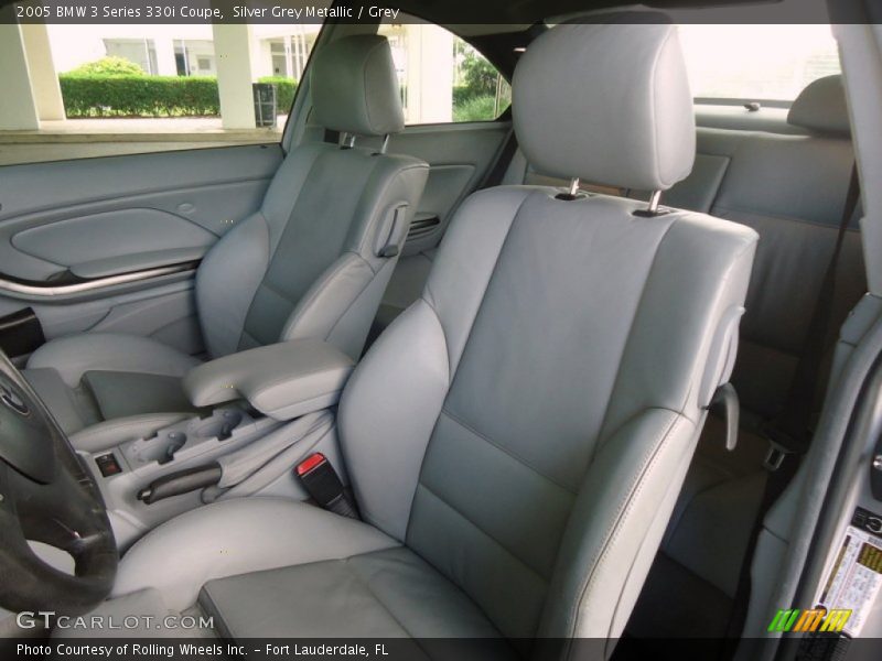 Silver Grey Metallic / Grey 2005 BMW 3 Series 330i Coupe
