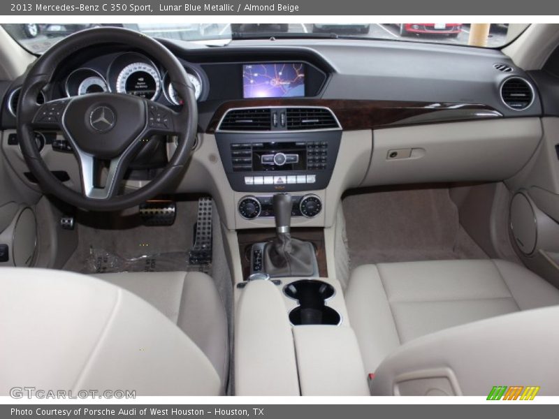 Lunar Blue Metallic / Almond Beige 2013 Mercedes-Benz C 350 Sport