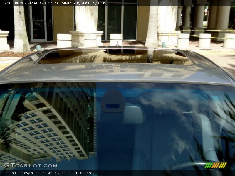 Silver Grey Metallic / Grey 2005 BMW 3 Series 330i Coupe