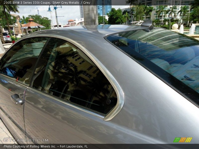 Silver Grey Metallic / Grey 2005 BMW 3 Series 330i Coupe