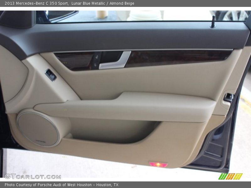 Lunar Blue Metallic / Almond Beige 2013 Mercedes-Benz C 350 Sport
