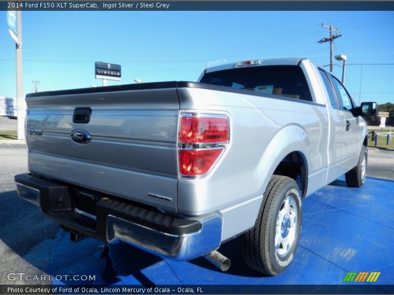 Ingot Silver / Steel Grey 2014 Ford F150 XLT SuperCab