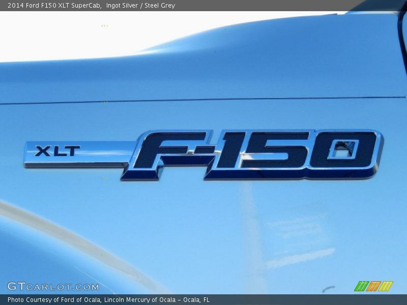 Ingot Silver / Steel Grey 2014 Ford F150 XLT SuperCab