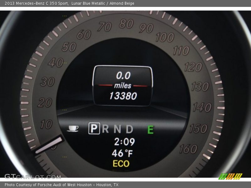Lunar Blue Metallic / Almond Beige 2013 Mercedes-Benz C 350 Sport