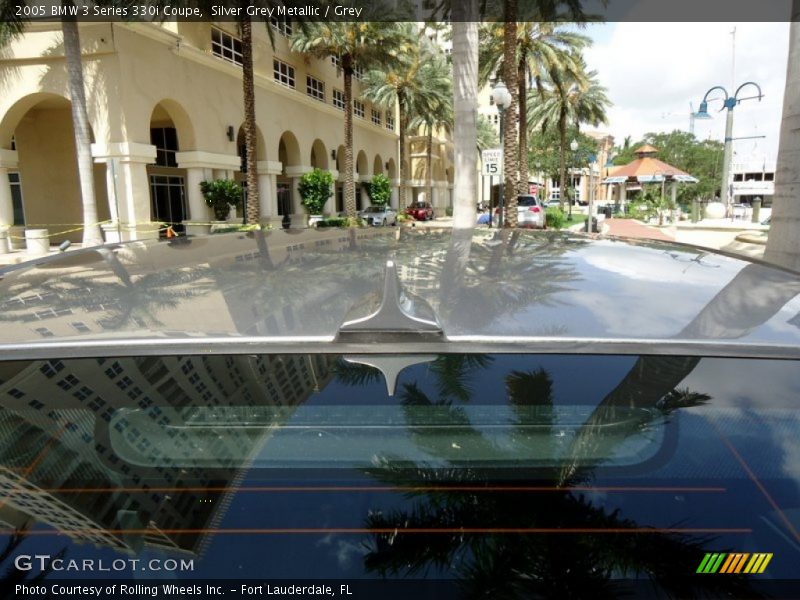 Silver Grey Metallic / Grey 2005 BMW 3 Series 330i Coupe