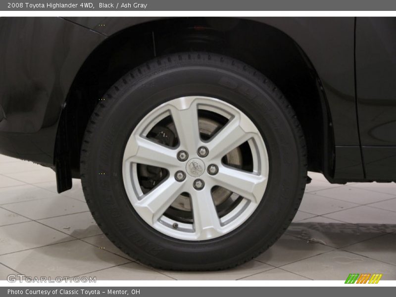 Black / Ash Gray 2008 Toyota Highlander 4WD