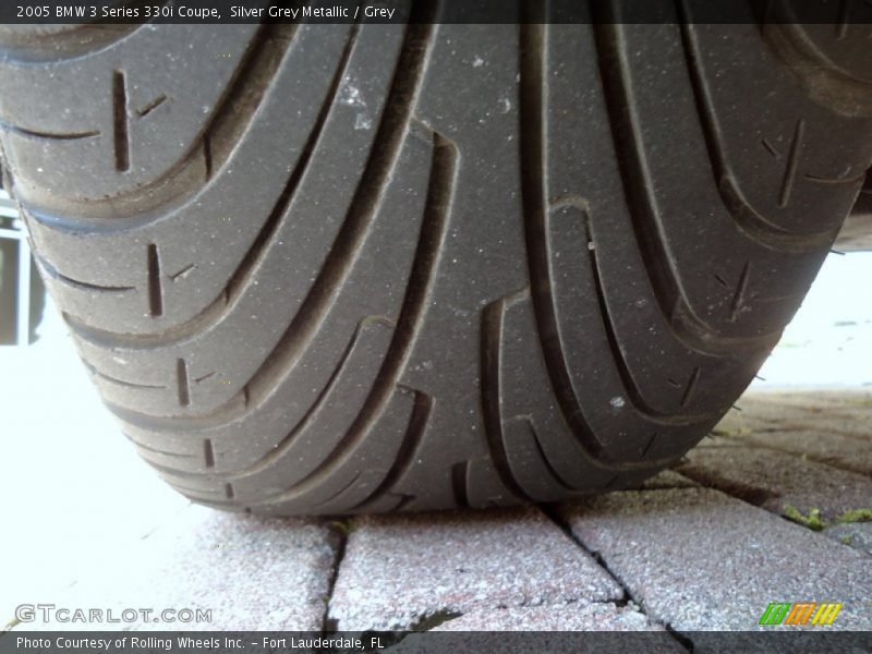 Silver Grey Metallic / Grey 2005 BMW 3 Series 330i Coupe
