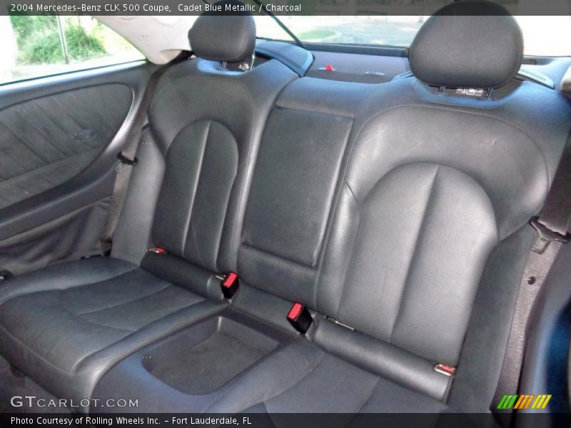 Cadet Blue Metallic / Charcoal 2004 Mercedes-Benz CLK 500 Coupe