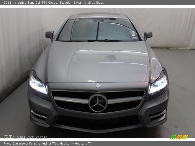 Paladium Silver Metallic / Black 2013 Mercedes-Benz CLS 550 Coupe