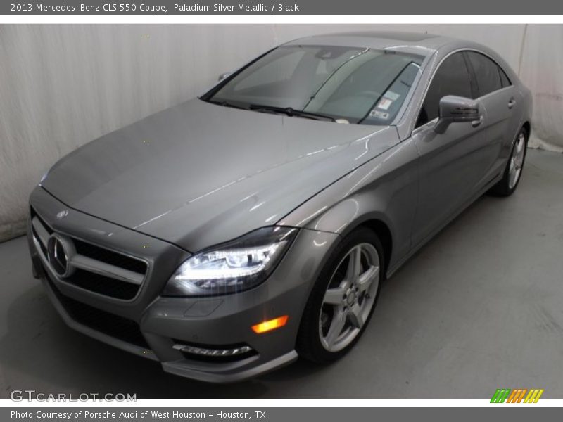 Paladium Silver Metallic / Black 2013 Mercedes-Benz CLS 550 Coupe
