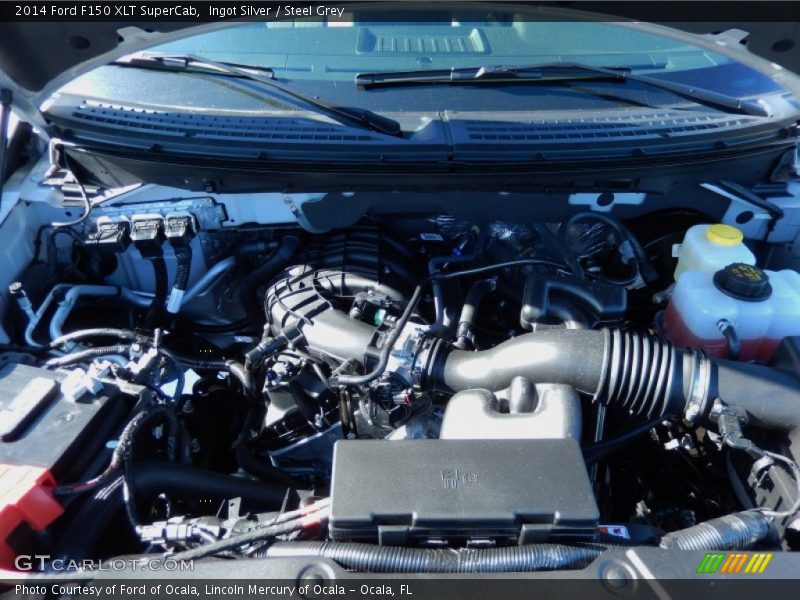 Ingot Silver / Steel Grey 2014 Ford F150 XLT SuperCab