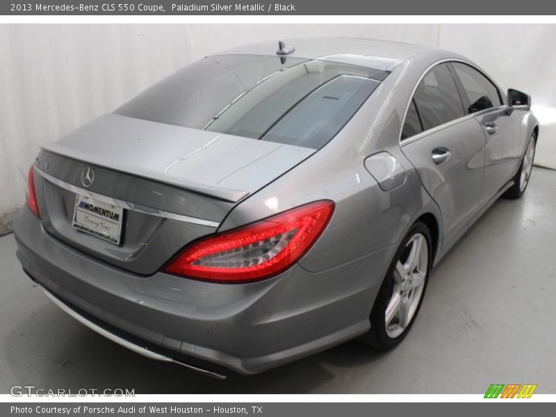 Paladium Silver Metallic / Black 2013 Mercedes-Benz CLS 550 Coupe