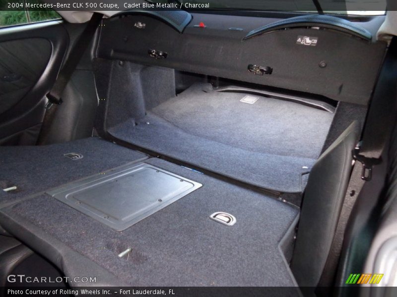 Cadet Blue Metallic / Charcoal 2004 Mercedes-Benz CLK 500 Coupe