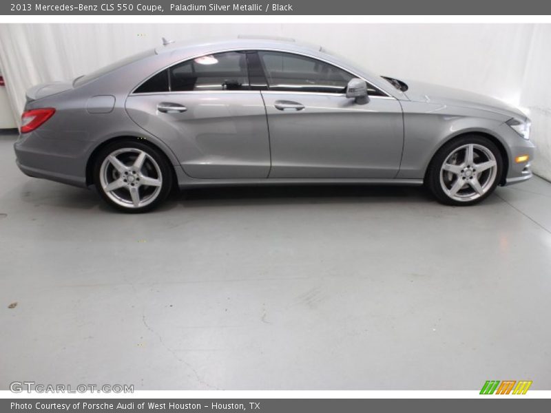 Paladium Silver Metallic / Black 2013 Mercedes-Benz CLS 550 Coupe