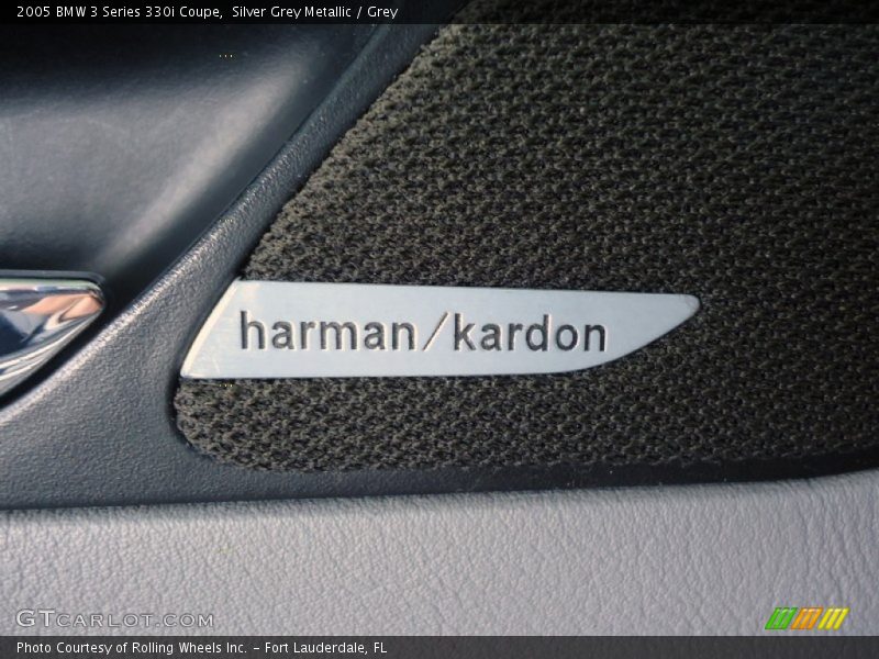 Silver Grey Metallic / Grey 2005 BMW 3 Series 330i Coupe