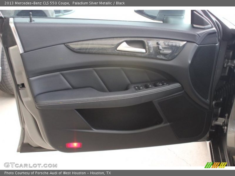 Paladium Silver Metallic / Black 2013 Mercedes-Benz CLS 550 Coupe