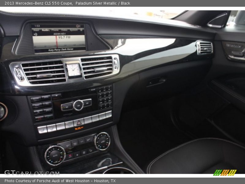 Paladium Silver Metallic / Black 2013 Mercedes-Benz CLS 550 Coupe