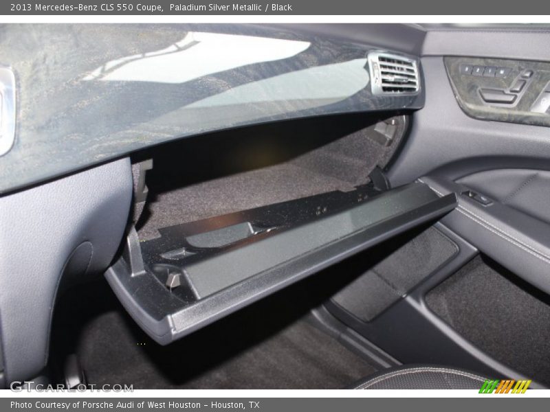 Paladium Silver Metallic / Black 2013 Mercedes-Benz CLS 550 Coupe