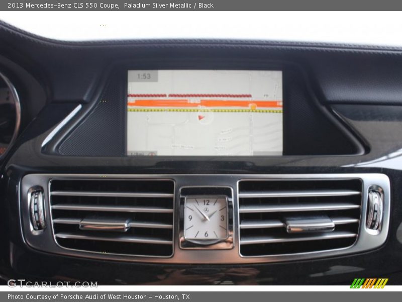 Paladium Silver Metallic / Black 2013 Mercedes-Benz CLS 550 Coupe