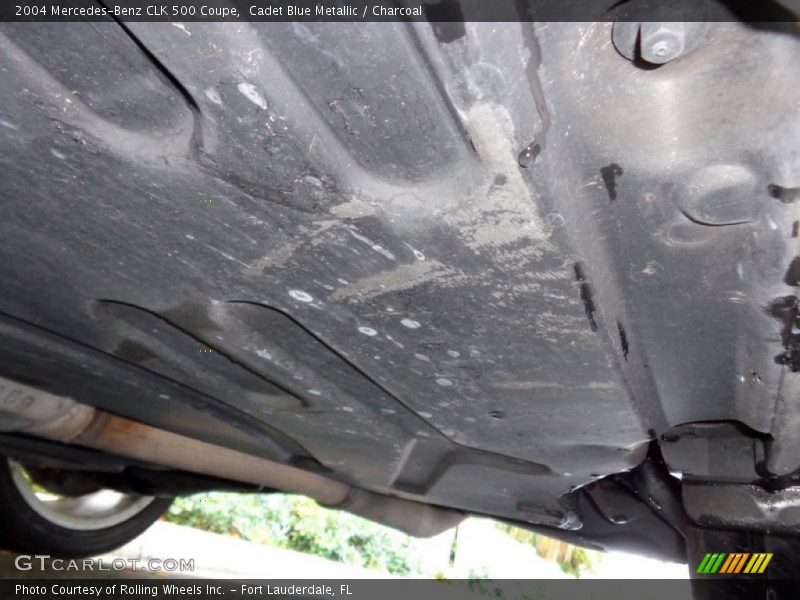 Cadet Blue Metallic / Charcoal 2004 Mercedes-Benz CLK 500 Coupe