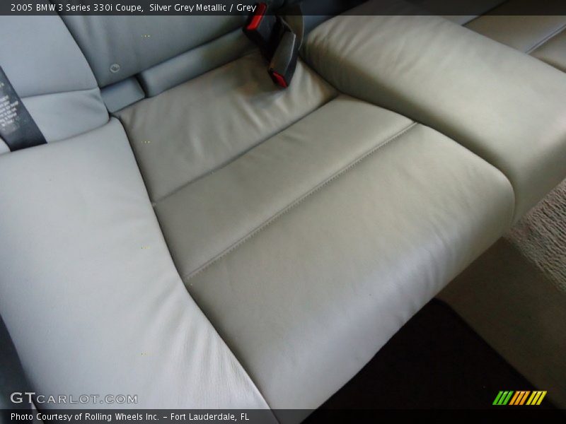 Silver Grey Metallic / Grey 2005 BMW 3 Series 330i Coupe