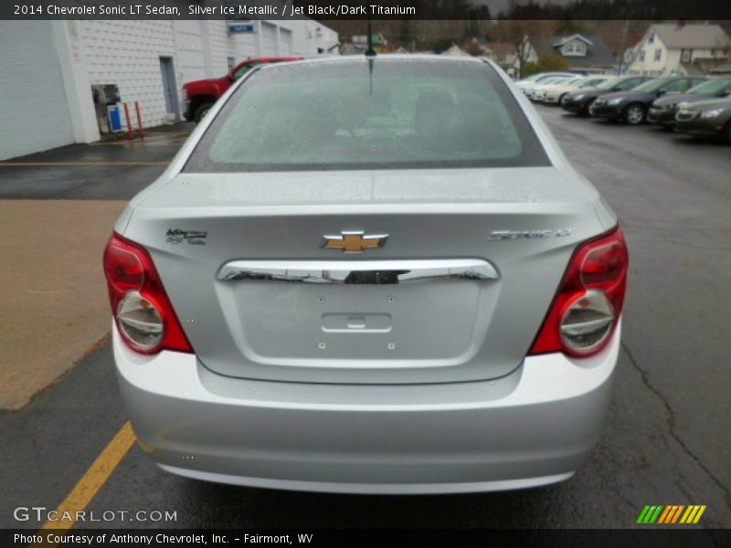 Silver Ice Metallic / Jet Black/Dark Titanium 2014 Chevrolet Sonic LT Sedan