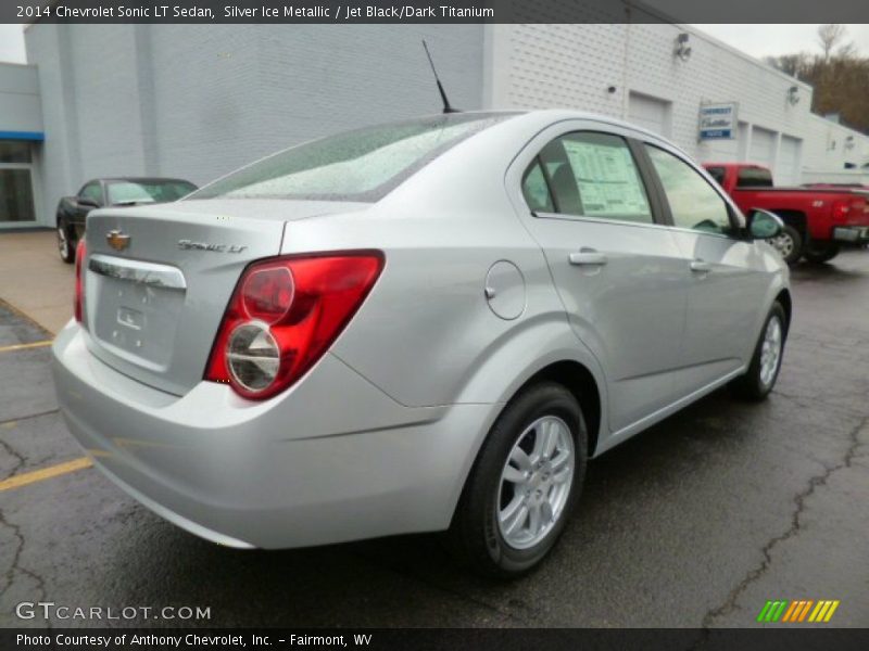 Silver Ice Metallic / Jet Black/Dark Titanium 2014 Chevrolet Sonic LT Sedan