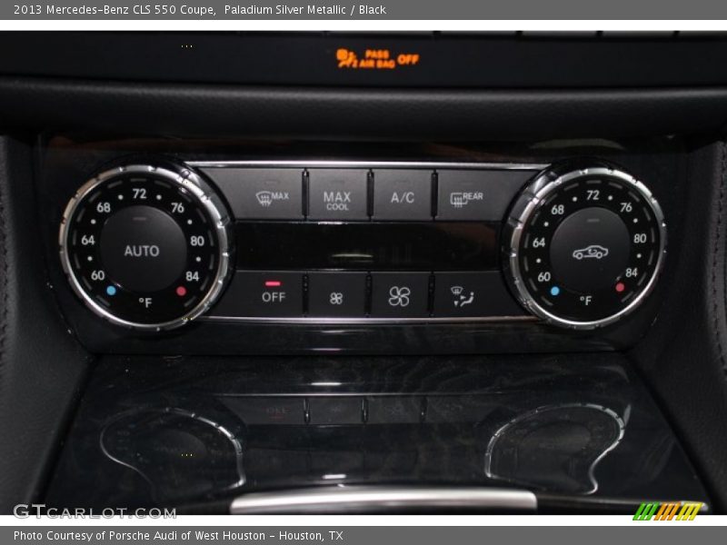 Paladium Silver Metallic / Black 2013 Mercedes-Benz CLS 550 Coupe